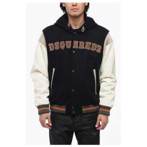 Dsquared² Padded Varsity Bomber with Hood