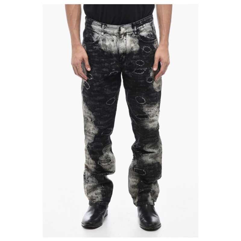 Givenchy Distressed Cotton Half-coated Lived-in Denims 17cm, theFeinheit