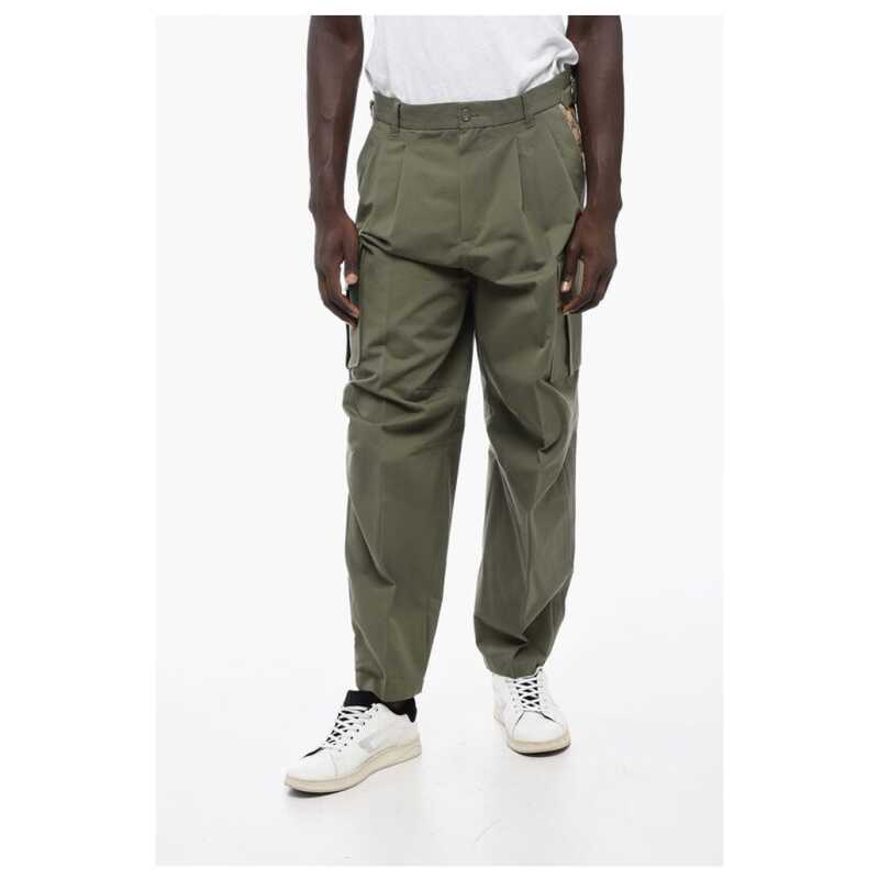 Gucci Cotton Ripstop Cargo Pants with Monogram Fabric Inserts, theFeinheit