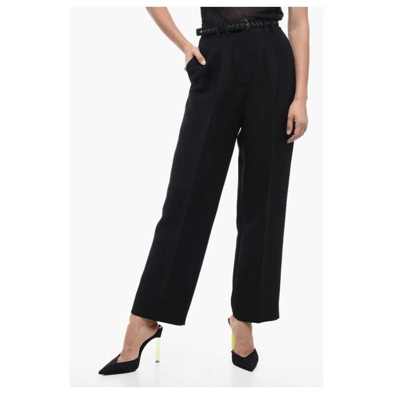 Dior Pleated High-Waisted Wool Pants, theFeinheit