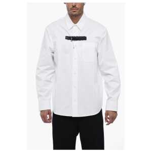 Versace Long Sleeved ShirtWith Buckle Detail
