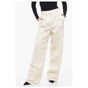 Dior Pleated High-Waisted Wool Pants