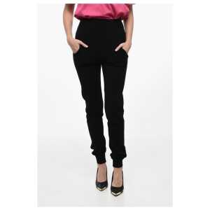 Saint Laurent High Waisted Cashmere Joggers