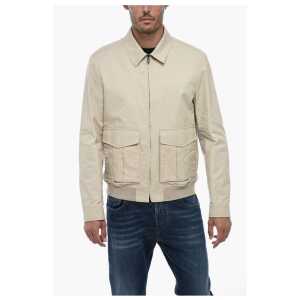 Corneliani Zipped Overshirt with Flap Pockets
