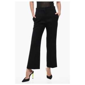 Jil Sander Serge Wool Cropped PantsPantaloni Crop in Lana Serge