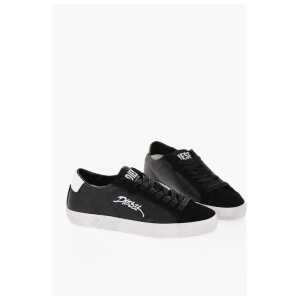 Diesel Embroidered Logo LEROJI Eco-Leather Sneakers