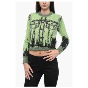 Diesel Inlay M-SYMI Pullover with Trompe L'Oeil