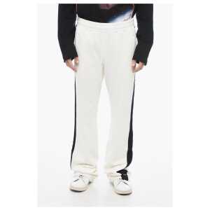 Diesel Brushed Cotton P-ZAMPER Pants With Contrasting Bands