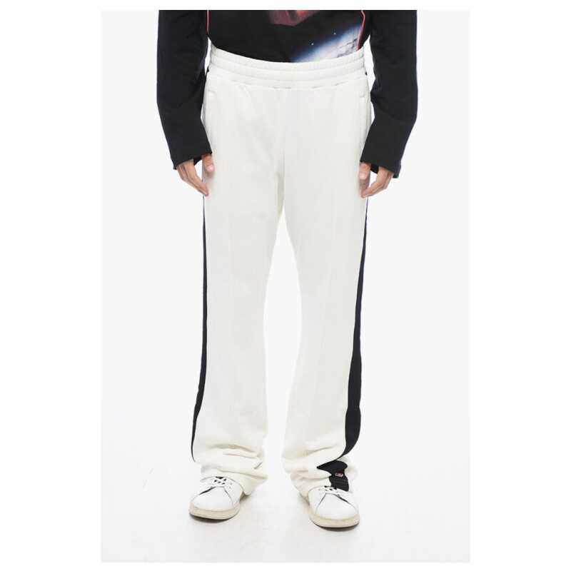 Diesel Brushed Cotton P-ZAMPER Pants With Contrasting Bands, theFeinheit