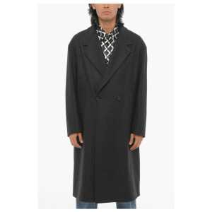 Hevo Wool Blend SANTACESAREA Double-Breasted Coat