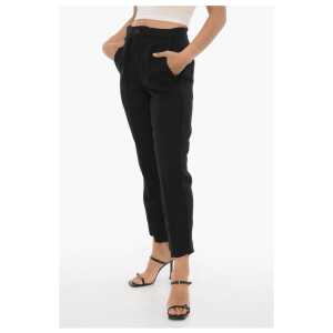 Setchu High Waist Virgin Wool Straight Leg Pants