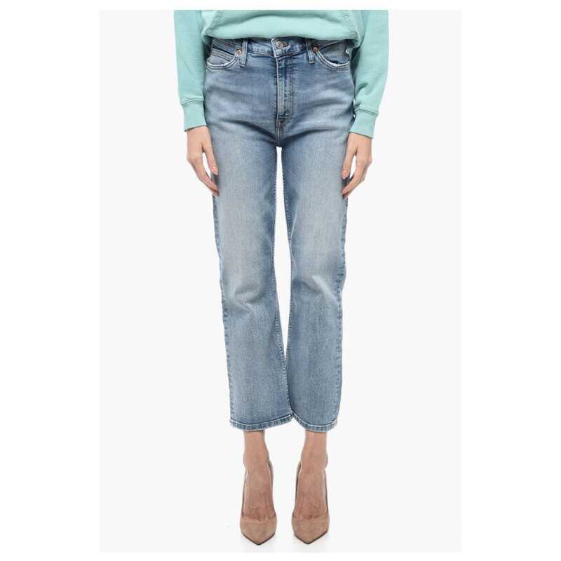 RE/DONE Light-Washed Crop Denims 22cm, theFeinheit