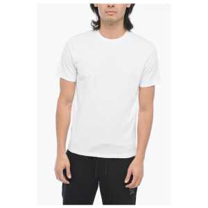 Frame Round Neck T-Shirt with Logo Print
