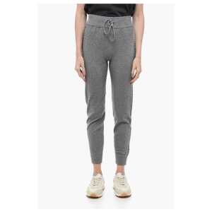 Philipp Plein Knitted KELLY Joggers with Rhinestoned Detail