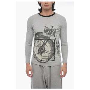Corneliani TREND Printed Long Sleeved T-shirt