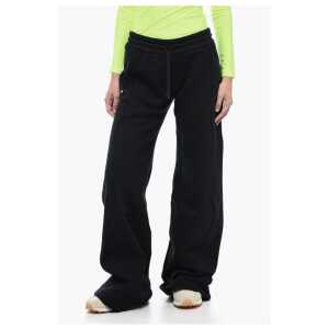 Off-White Brushed Cotton Straight Fit ROUND Joggers