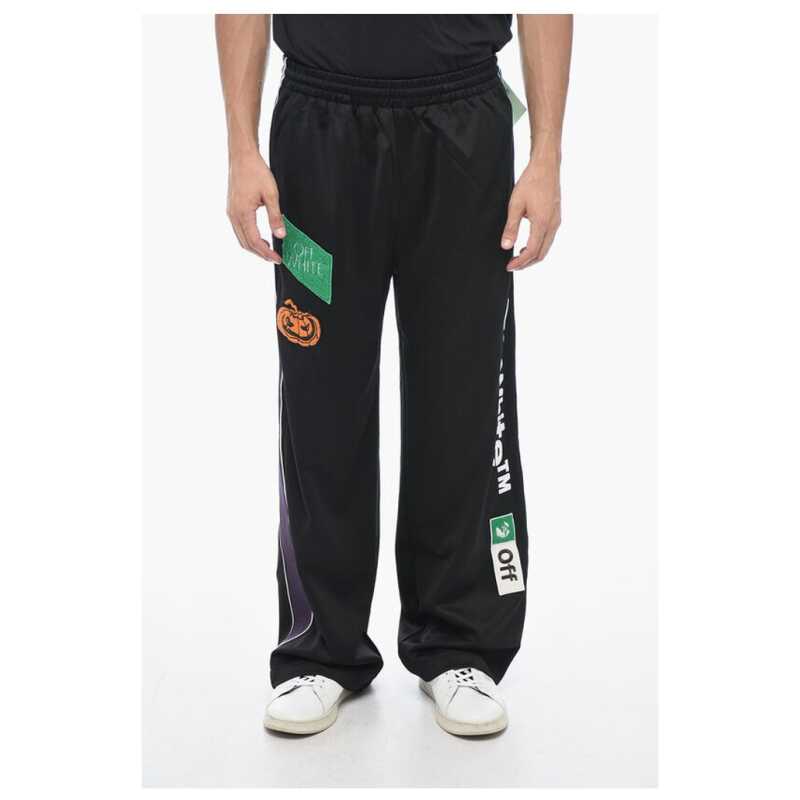 Off-White SKATE TRACKPANT Joggers with Patchwork, theFeinheit