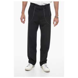 Off-White Tailoring Pants with Stitch Detailing