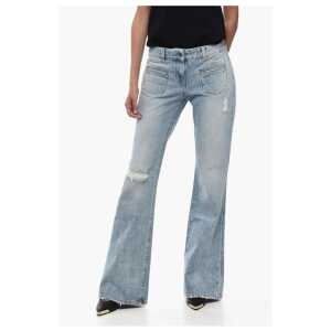 Palm Angels Light Washed Bootcut Fit Denims 29 cm