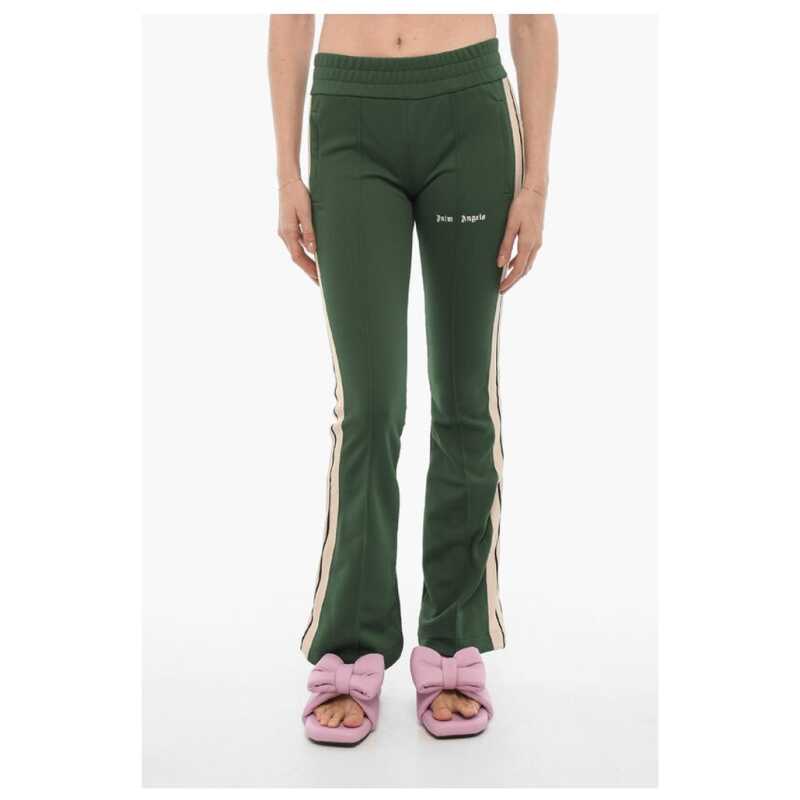 Palm Angels Flared Joggers with Contrasting Side Band, theFeinheit