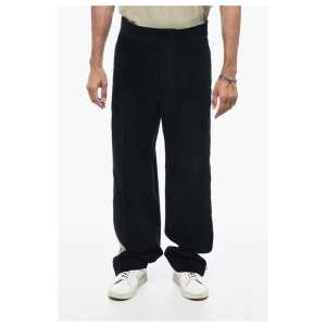 Palm Angels Corduroy TAPE Pants with Contrasting Bands