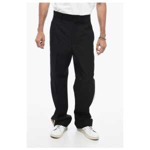 Palm Angels Cotton Blend TAPE Pants with Side Contrasting Bands