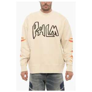 Palm Angels Printed Turtleneck Sweatshirt