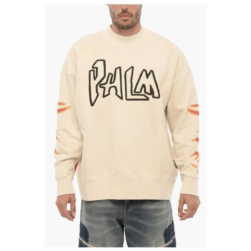 Palm Angels Printed Turtleneck Sweatshirt, theFeinheit