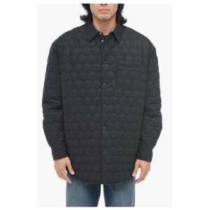 Off-White Quilted Overshirt with ARROW Patch