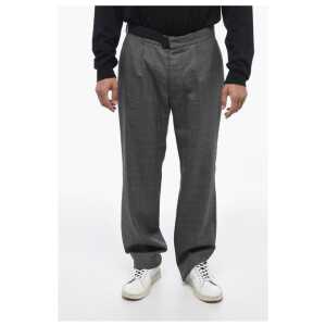 Maison Margiela MM14 Virgin Wool Chinos Pants with District Check Motif