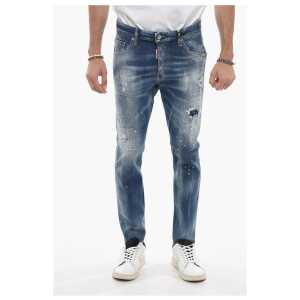 Dsquared² Delavé Skater Denims with Rhinestone Application