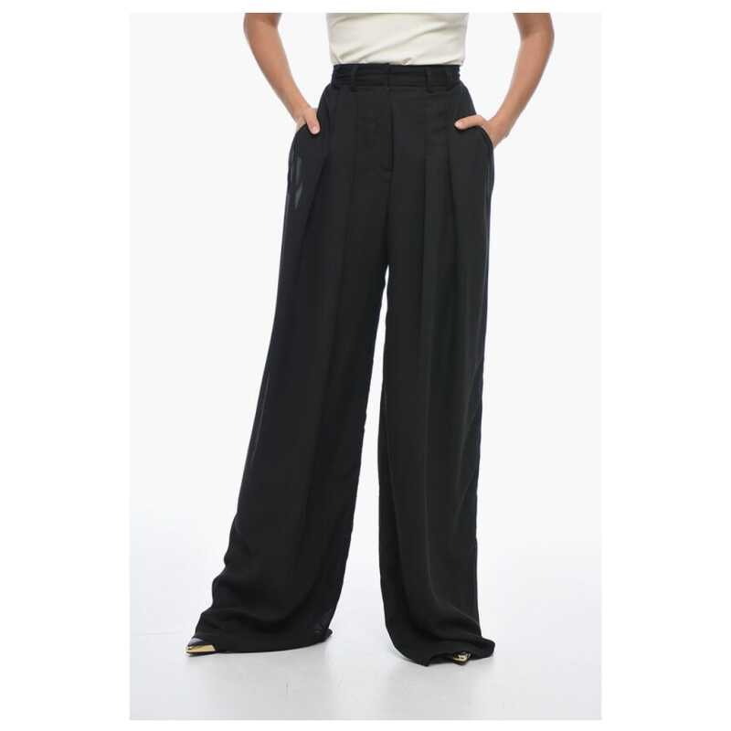Double-pleated Chiffon Palazzo Pants, theFeinheit