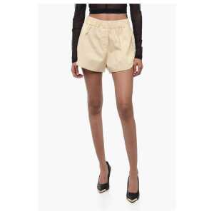 Cotton Shorts with Elastic Waistband