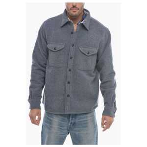 Woolrich Twill ALASKAN Overshirt with Double Breast Pocket
