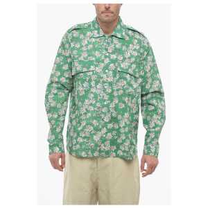 Rhude Floral Print Long Sleeved Shirt