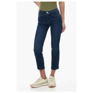 Frame High-Waist Straight Leg Jeans 17,5cm