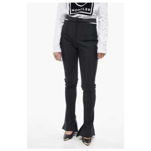 Mugler Elasticated Flared Pants with Cut Out Detail