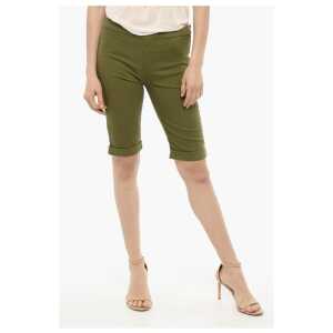 Woolrich Cuffed Hem Shorts with Golden-Closure