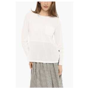 Woolrich Crew-Neck T-shirt with Breast Pocket with Side Split