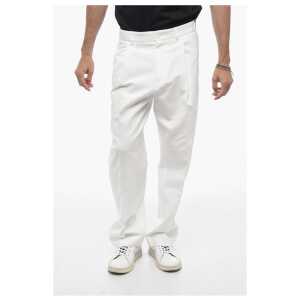 Dior High-waisted Chino Pants with Front Pleats