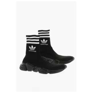 Balenciaga ADIDAS Logo Print SPEED Sock Sneakers