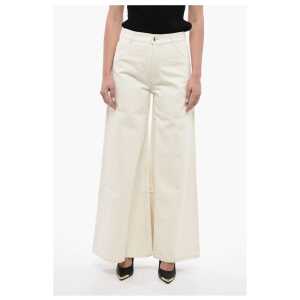 Chloé 5 Pocket Cotton Blend Palazzo Pants