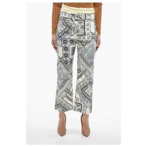 Etro Belted Printed Straight Fit Jeans 23cm