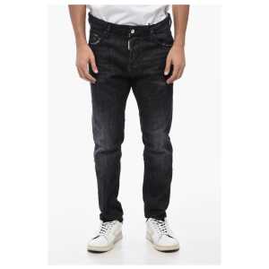 Dsquared² Distressed COOL GUY Denims with Logo Patch 18cm