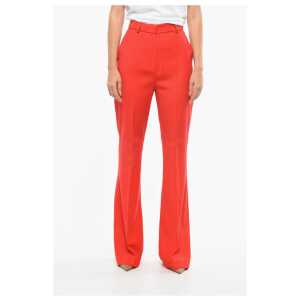 David Koma Wool High Waist Palazzo Pants