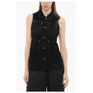 Diesel Sleeveless VIK Velour Shirt