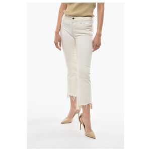 Frame Boot cut Jeans with Frayed Hem 18cm