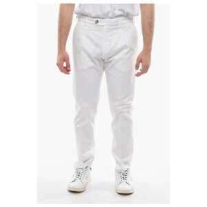 Cruna Stretch Cotton RAVAL Single-Pleat Pants