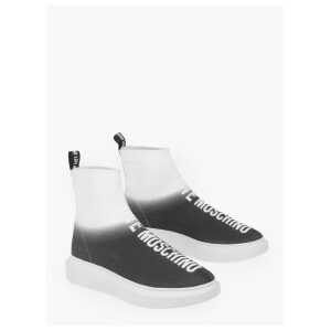 Moschino LOVE shaded sock high top sneakers with embroidery logo