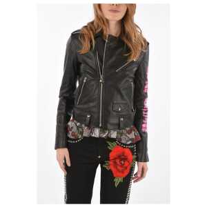 Philipp Plein COUTURE leather ANGEL biker jacket